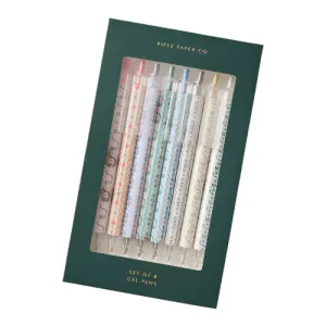 Delphine Gel Pens - Set of 8