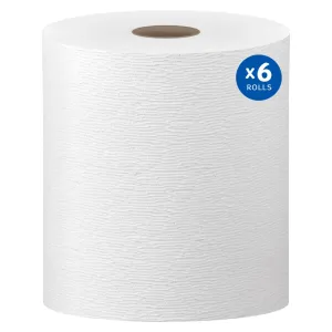 Hand Towel - Kleenex® Hard Roll Paper Towels, 8" x 600' (Case of 6 Rolls), 50606