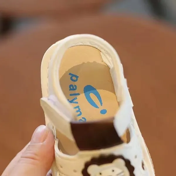 Squeaky Lion Summer Baby Sandals