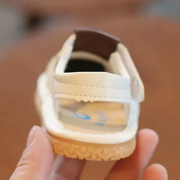 Squeaky Lion Summer Baby Sandals