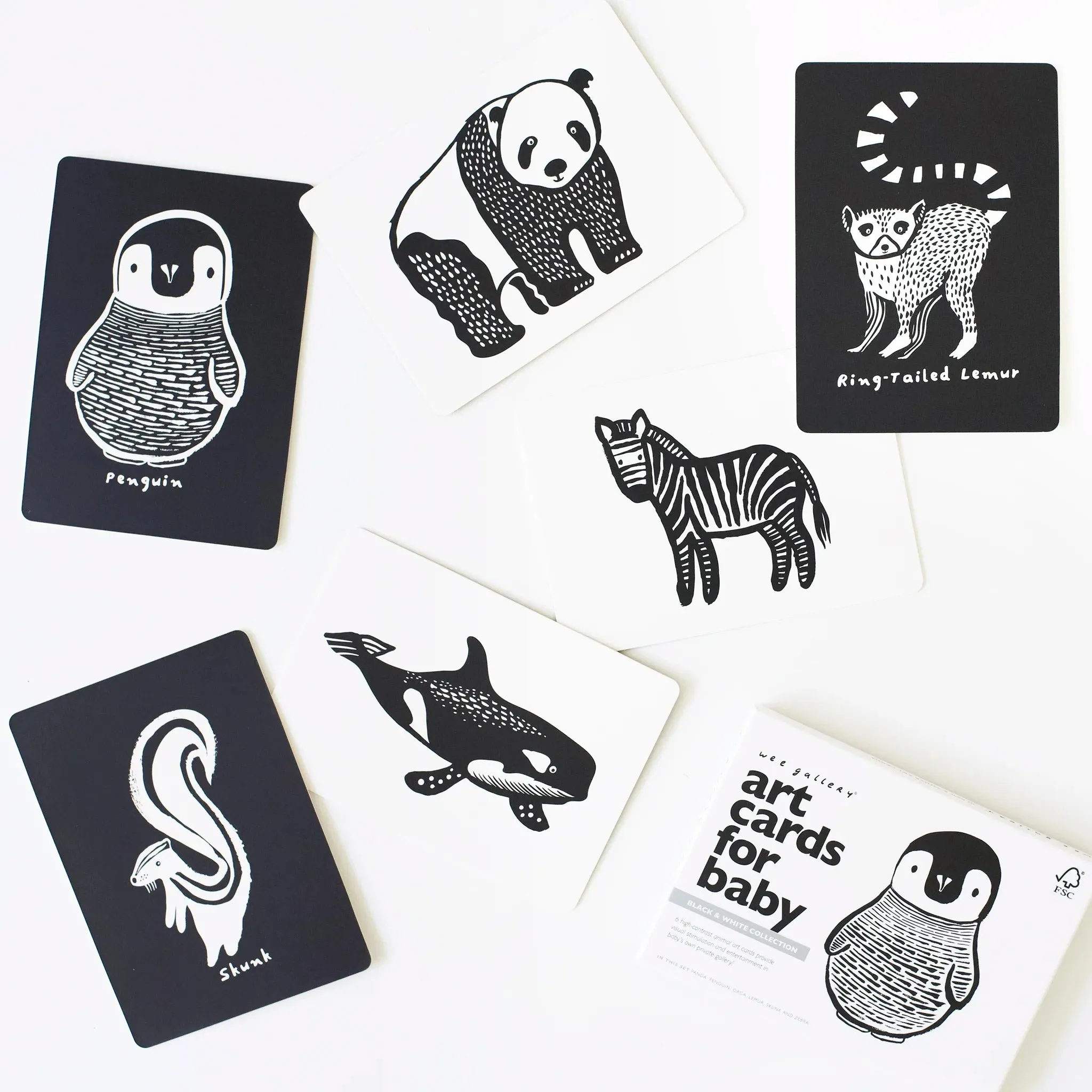Wee Gallery Little Naturalist Black & White Gift Set