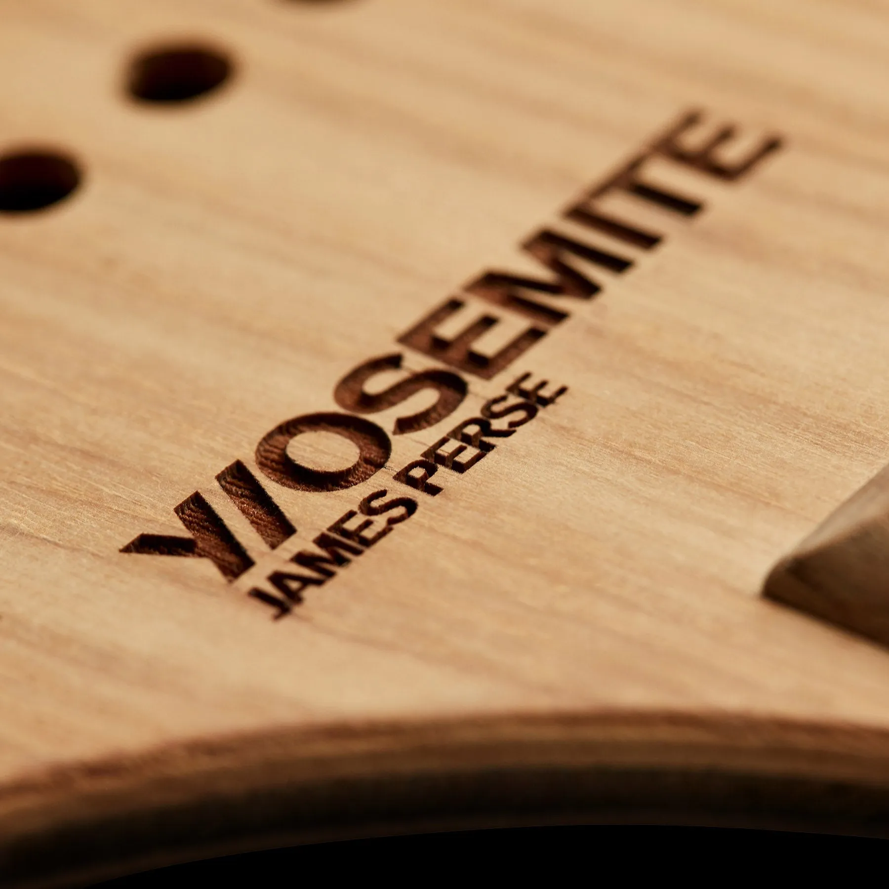 Y/OSEMITE Etched Teak Paddleball Set - Teak